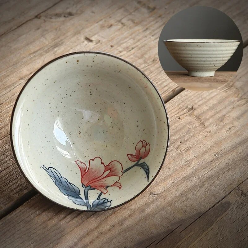 70ml 1db Retro kerámia teáscsésze kerámia kung fu teáscsészék Espresso csésze kávé kerámia csésze háztartási délutáni teáscsésze nagykereskedelem