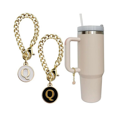 Αξεσουάρ Letter Charm for Stanley Cup 2PCS Αρχικό όνομα ID Personalized Handle Charm for Stanley Tumbler