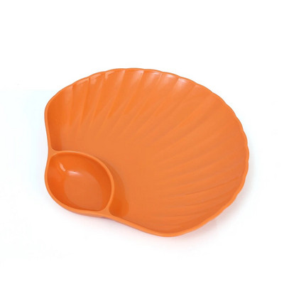 Ястие с черупки Пластмасова чиния за кнедли с дискове с оцет Ястия с оцет Суши Закуска Сушени плодове Разядка Ястие с кости от черупки