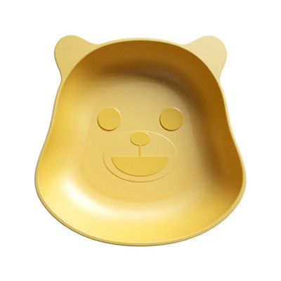 1 бр. Творческа чиния с плодове Кухненска посуда Настолна шиш костна чиния Кошче за боклук Сладка анимационна форма Мече Снек Остатъци от храна