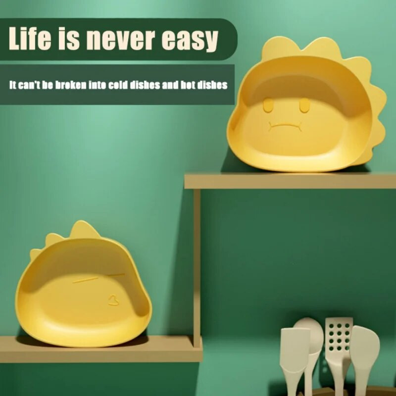 1db Kreatív Gyümölcstányér Konyhai étkészlet Asztali köpött csonttál szemetestálca Aranyos rajzfilm alakú medve uzsonna ételmaradék