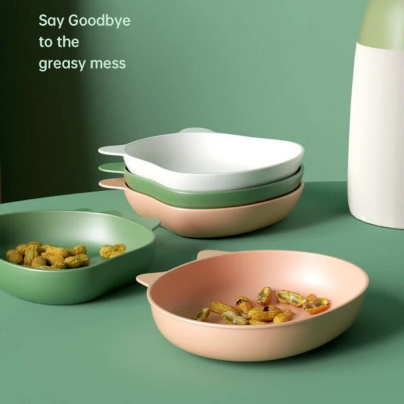 1db Kreatív Gyümölcstányér Konyhai étkészlet Asztali köpött csonttál szemetestálca Aranyos rajzfilm alakú medve uzsonna ételmaradék