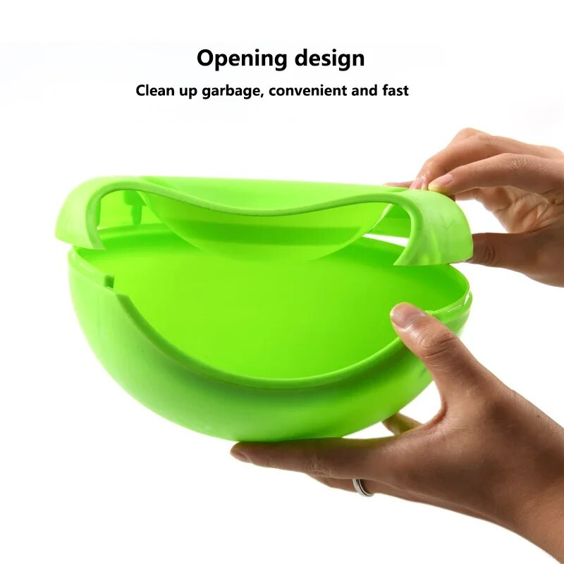 Tányérok ételhez Kreatív formájú tál műanyag dupla rétegű snack tároló doboz Lusta gyümölcstál műtárgytál