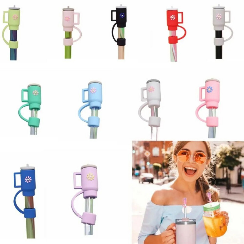 2db csésze alakú Stanley csésze szalmafedő kreatív többszínű szilikon Stanley szalmatakaró porálló higiénikus gyerekeknek