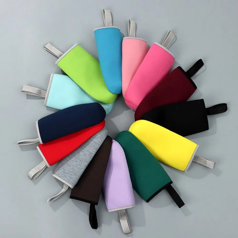 Hasznos 550 ml-es sport vizes palackfedél neoprén szigetelő hüvelyes táska tok Hordozható vákuum csésze tasak Sport kemping kiegészítők