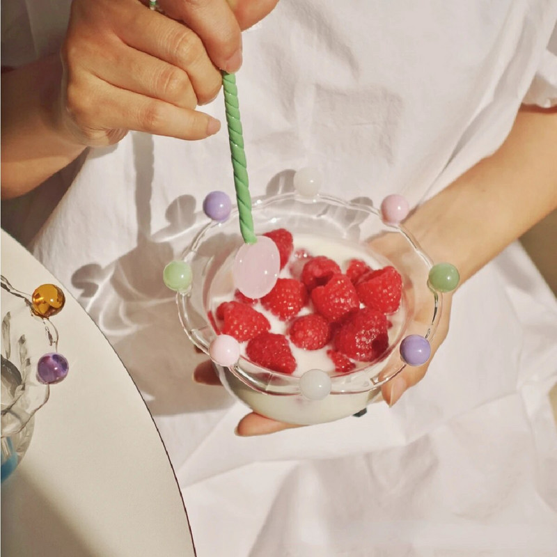 Korona tál salátástál aranyos tál gyümölcstál tál Üvegtál Uzsonnás cukorka tortatál Fagylalt csésze Gyümölcstál Lakberendezési tárolás