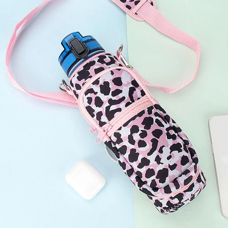 Vizes palackhuzatok Neoprén kézi keresztben vállon vízforraló hordtáska pántokkal kültéri ivóeszköz tartozék