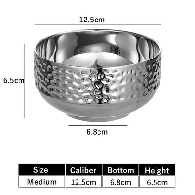 304 диамантена шарка от неръждаема стомана Ramen купа за ориз против изгаряне салата каша супа купа на пара кухненска посуда контейнер за храна