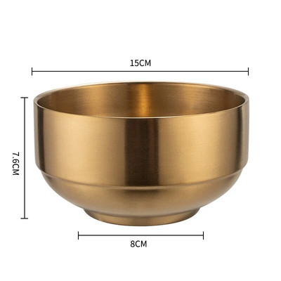 304 диамантена шарка от неръждаема стомана Ramen купа за ориз против изгаряне салата каша супа купа на пара кухненска посуда контейнер за храна