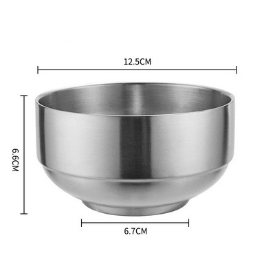 304 диамантена шарка от неръждаема стомана Ramen купа за ориз против изгаряне салата каша супа купа на пара кухненска посуда контейнер за храна