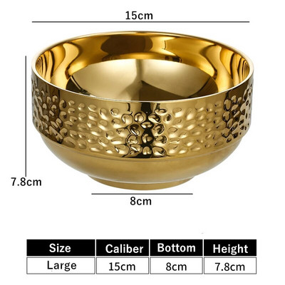 304 диамантена шарка от неръждаема стомана Ramen купа за ориз против изгаряне салата каша супа купа на пара кухненска посуда контейнер за храна