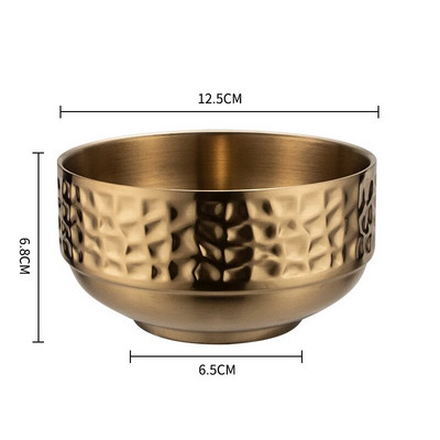 304 диамантена шарка от неръждаема стомана Ramen купа за ориз против изгаряне салата каша супа купа на пара кухненска посуда контейнер за храна