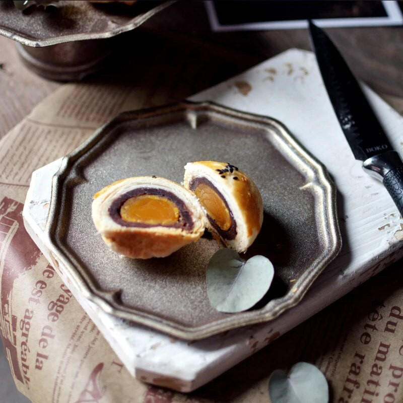 Retro vas kompóttálca Kézműves Vintage Tárolótálca Kézműves Gyümölcstányér Ételfotózás Kellék Otthon Konyha Dekoráció