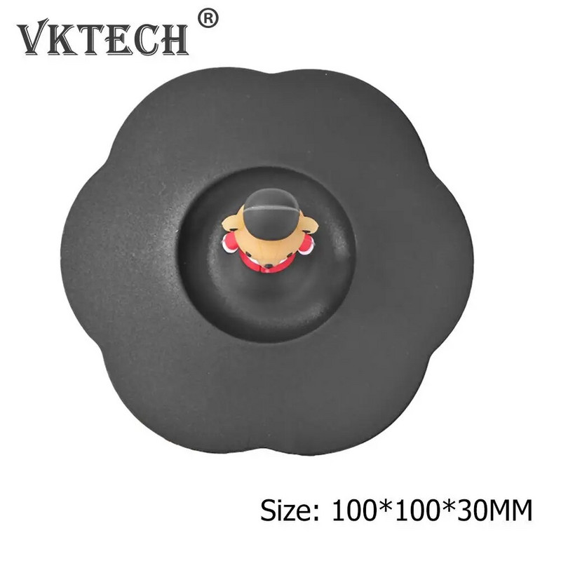 Cute Cat szilikon pohárhuzat porálló szivárgásmentes tea kávé lezárt fedők sapka pormentes újrafelhasználható tömítés tapadókorong fedél Új