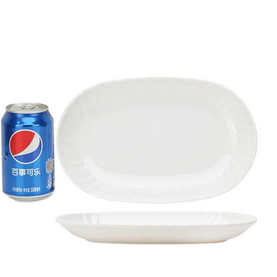 Цветно меламиново ястие Барбекю Шишче на скара Пластмасова чиния Чиния Правоъгълна имитация на порцеланово ястие Ресторант Снек Ястие с паста