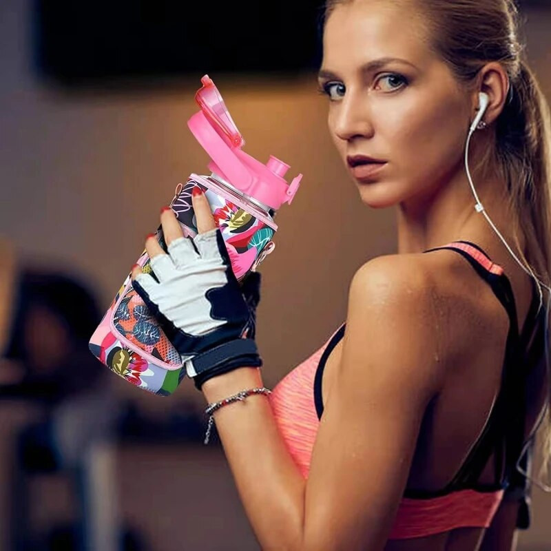 2 literes vizespalackfedél szigetelő hüvely táska pohártartó palacktartó táska pánttal hordozható kempingezéshez kültéri sport italtáska