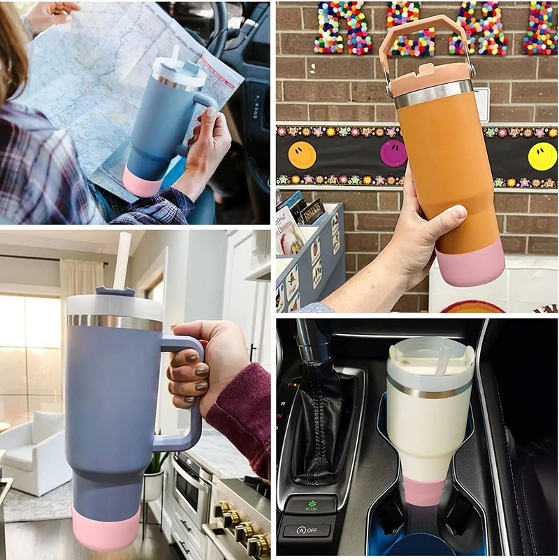 7,5 cm-es szilikon csésze csizma Stanley Cuphoz Tartozékok Stanley Tumbler Quencher Adventure 40oz & IceFlow 20oz 30oz Védő