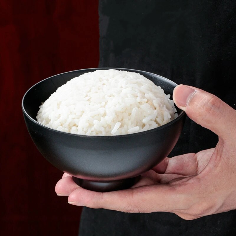 Melamin fekete kis tál gyümölcs Gyorsétterem Evőeszközök Rizsleves tálak Étterem Merítőszósz Edény Tartály Konyhai edények