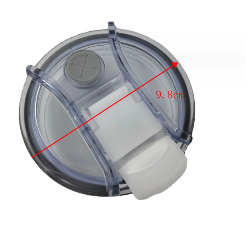 40 oz zárópalack fedele, fröccsenésmentes, sima műanyag fedők pohárcsészéhez, fröccsenésálló szalmalyukú palacktartozékokhoz