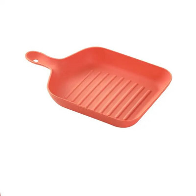 Многофункционална чиния с дръжка Плодови десертни закуски Чинии Хранителна пластмасова тава за съдове за храна Сервизи Кухненски аксесоари