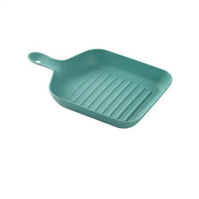 Многофункционална чиния с дръжка Плодови десертни закуски Чинии Хранителна пластмасова тава за съдове за храна Сервизи Кухненски аксесоари