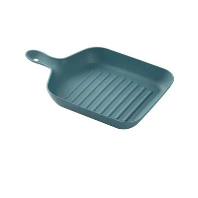 Многофункционална чиния с дръжка Плодови десертни закуски Чинии Хранителна пластмасова тава за съдове за храна Сервизи Кухненски аксесоари