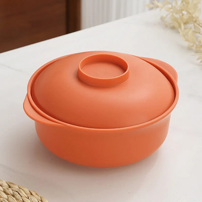 Рамен купа от пшенична слама с капак Посуда от пластмасови влакна Домашен гювеч Купички за бързи юфки Голяма купа за супа Кухненски консумативи