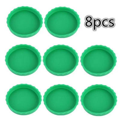 8-1 bucăți Capace de sifon Protector multicolor pentru cutii de băuturi Capace de cutie din silicon Capace pentru sticle de bere Cupă de conserve Capace rezistente la scurgeri