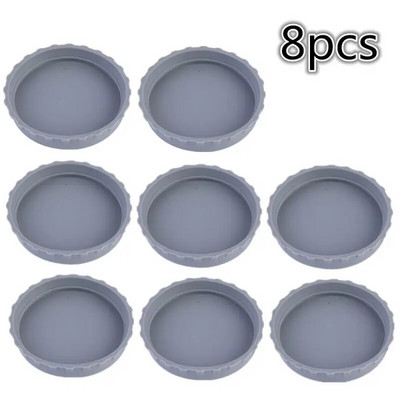 8-1 bucăți Capace de sifon Protector multicolor pentru cutii de băuturi Capace de cutie din silicon Capace pentru sticle de bere Cupă de conserve Capace rezistente la scurgeri