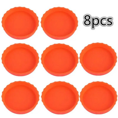 8-1 bucăți Capace de sifon Protector multicolor pentru cutii de băuturi Capace de cutie din silicon Capace pentru sticle de bere Cupă de conserve Capace rezistente la scurgeri