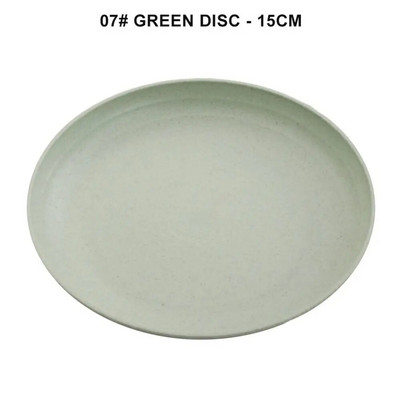 Чинии за вечеря за многократна употреба Модни прибори за хранене Пластмасова чиния за храна Чиния за хранене Десертна чиния Кръгла плодова закуска Поднос за торта Кухня