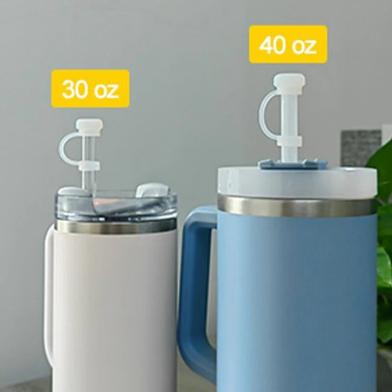 6 db/szett szilikon kiömlésgátló dugó készlet Stanley csészéhez 1,0 40 oz/30 oz pohártartozékok szalma sapka kiömlésgátló szivárgásgátló