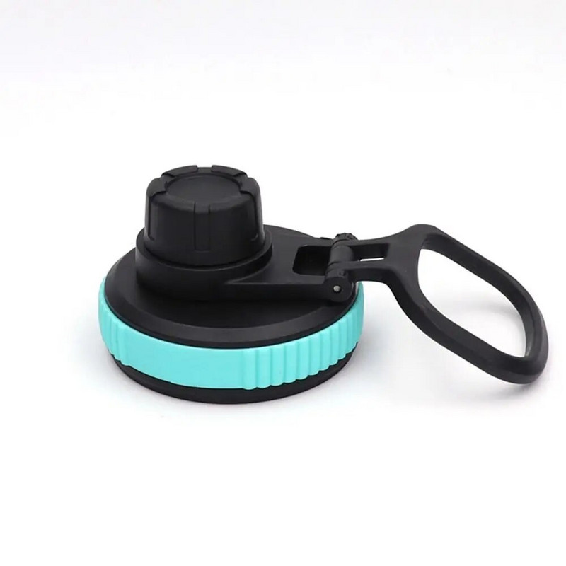 Széles szájú vizespalack csésze szalma, felhajtható fedelű kupak, cserefedél a lombikhoz