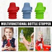 Φορητό Kids No Spill Choke Bottle Water Adapter with Tube Drinking Stight for Baby Drink Feeder Καπάκι μπουκαλιού με προστασία από διαρροή νερού