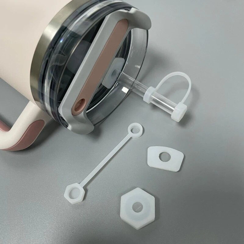 6x szilikon-dugó készlet Stanley-csésze kiömlésgátló zárók szivárgásgátlók kiömlésgátlók porálló Stanley-csésze tartozék