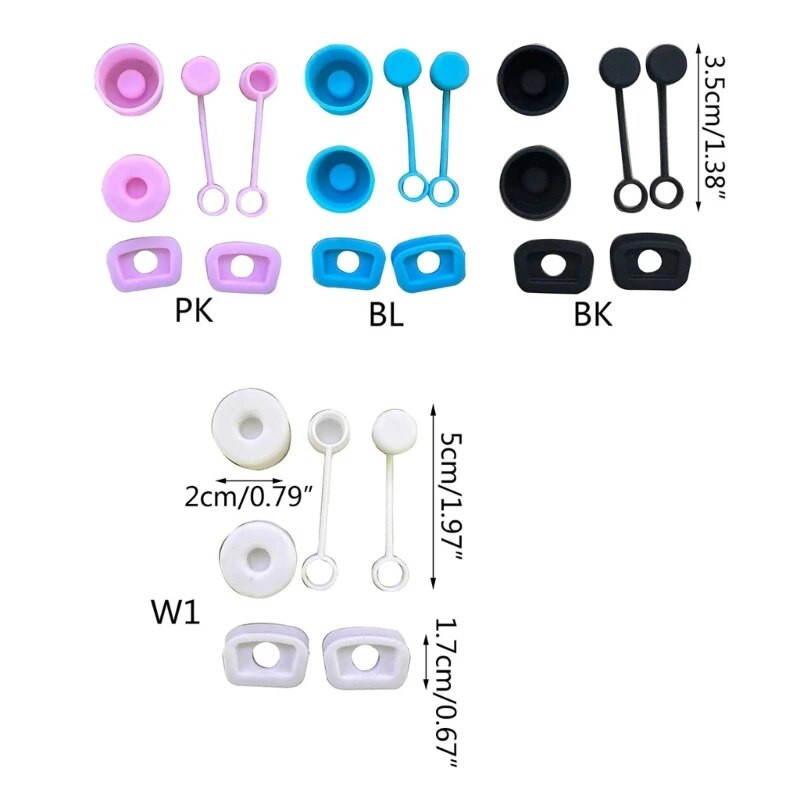 6x szilikon-dugó készlet Stanley-csésze kiömlésgátló zárók szivárgásgátlók kiömlésgátlók porálló Stanley-csésze tartozék