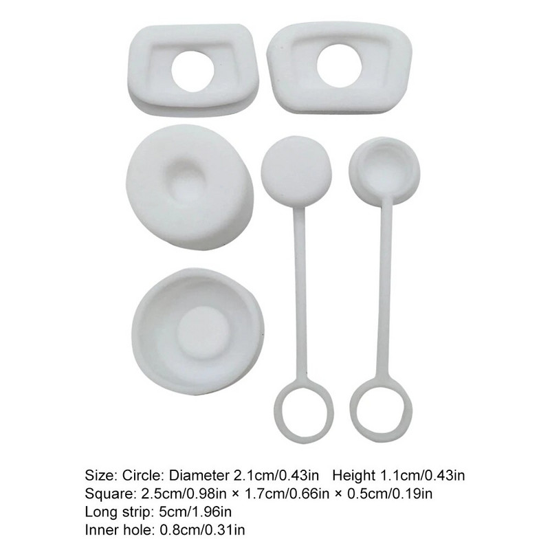 6db vizespalack szalmafedeles kupak szivárgásgátló újrahasználható szilikon szalmakupak dugó Mosható porálló vizes palack tartozékok