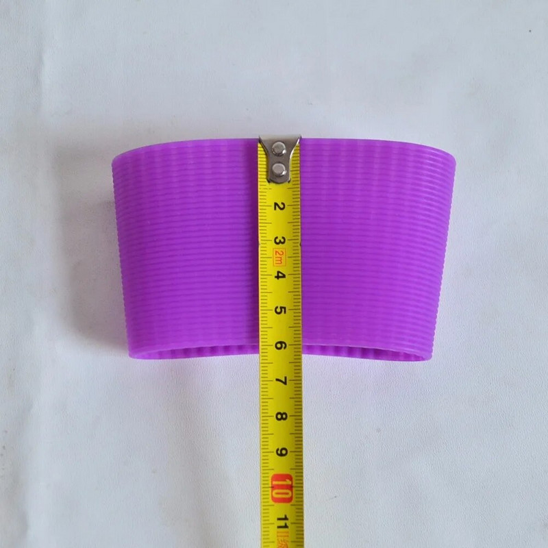 szilikon hüvelyek bögrékhez, kerámia csésze ujjak Csíkos és függőleges szemcsés hüvelyek burkolatok, hőszigetelő hüvelyek nagykereskedelmi támogatás