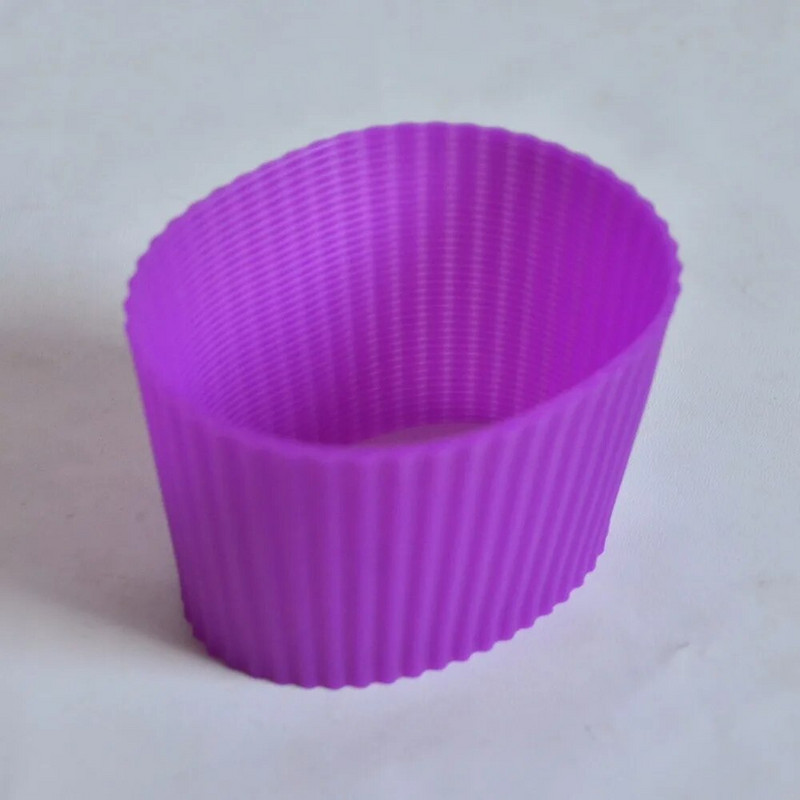 szilikon hüvelyek bögrékhez, kerámia csésze ujjak Csíkos és függőleges szemcsés hüvelyek burkolatok, hőszigetelő hüvelyek nagykereskedelmi támogatás