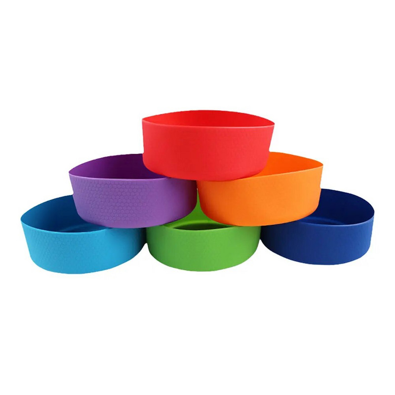 64oz 12,5 cm-es palackfedél csésze hőszigetelő alsó fedél 125 mm-es csúszásgátló hüvely alátét szilikon alaplap sportpohárfedél