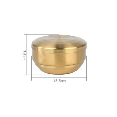 Двойна купа за ориз от неръждаема стомана 304 Купа за супа Купа за ориз на пара против изгаряне Детска малка купа за корейска кухня