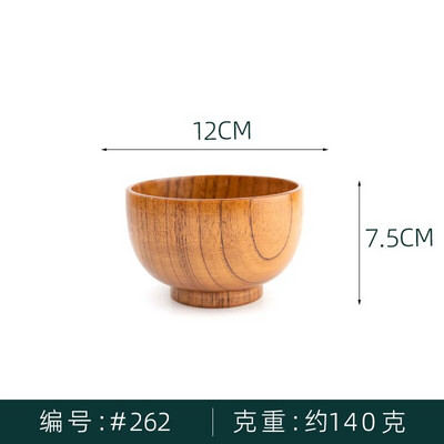 Японска купа за рамен Дървена купа за ориз за бързо приготвяне на юфка Ресторант Дървена посуда Творческа купа за супа Мисо
