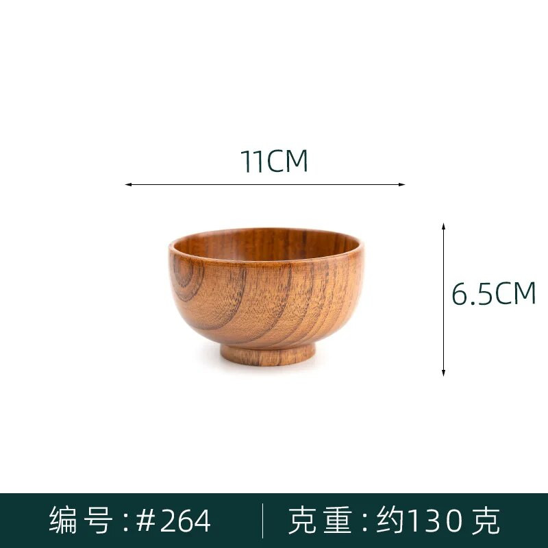 Japán ramen tál fa instant tésztás rizstál Étterem Fa étkészlet Kreatív miso levestál