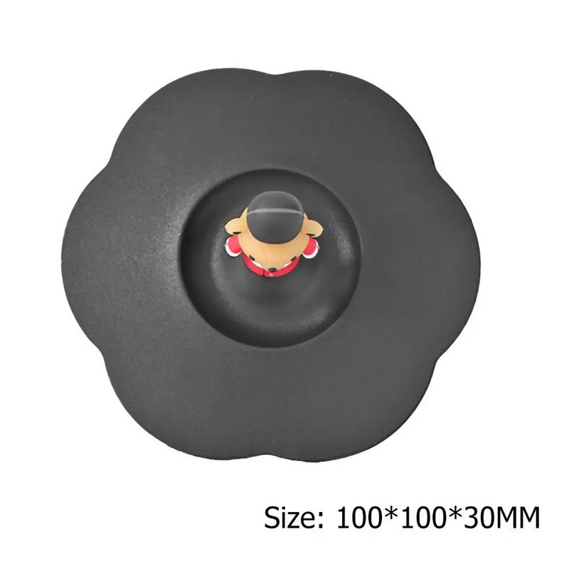 Rajzfilm szilikon csésze fedő szilvavirág hőálló vízfedél átlátszó porvédő tömítés szivárgásmentes újrafelhasználható eszköz