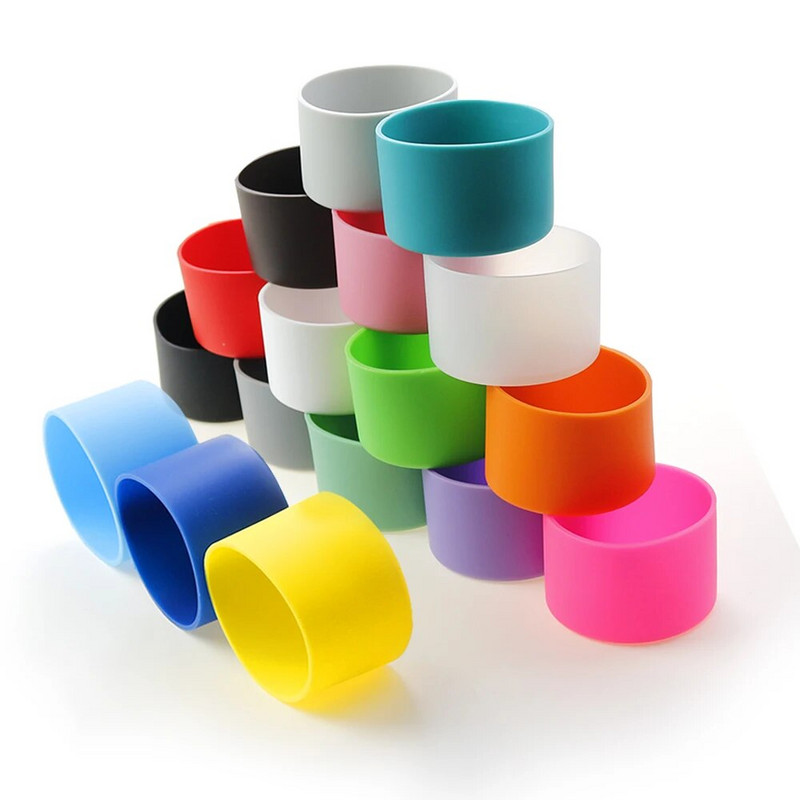 A jobb életért 1 db 6,5 cm-es puha szilikon csésze alsó hüvelyvédő hüvely üveg vizes teásüveghez Sérülésgátló tartozékok