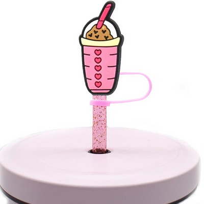 1 ΤΕΜ Ψάθινο καπάκι μεξικάνικο φαγητό από PVC Cafecito Y Chisme Conchas Ψάθινο κάλυμμα σιλικόνης για διακόσμηση γούρι για ποτό