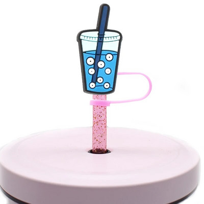 1 ΤΕΜ Ψάθινο καπάκι μεξικάνικο φαγητό από PVC Cafecito Y Chisme Conchas Ψάθινο κάλυμμα σιλικόνης για διακόσμηση γούρι για ποτό