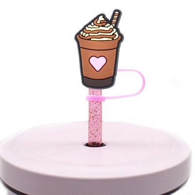1 ΤΕΜ Ψάθινο καπάκι μεξικάνικο φαγητό από PVC Cafecito Y Chisme Conchas Ψάθινο κάλυμμα σιλικόνης για διακόσμηση γούρι για ποτό