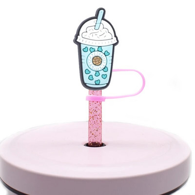 1 ΤΕΜ Ψάθινο καπάκι μεξικάνικο φαγητό από PVC Cafecito Y Chisme Conchas Ψάθινο κάλυμμα σιλικόνης για διακόσμηση γούρι για ποτό