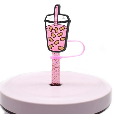 1 ΤΕΜ Ψάθινο καπάκι μεξικάνικο φαγητό από PVC Cafecito Y Chisme Conchas Ψάθινο κάλυμμα σιλικόνης για διακόσμηση γούρι για ποτό